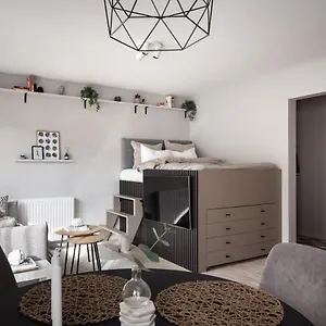 Lägenhet Peaceful Scandinavian Studio - 19mins From City Centre